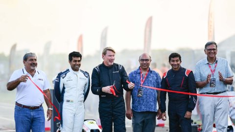 Former F1 champion Mika Hakkinen inaugurates India's first CIK-certified karting circuit near Chenna