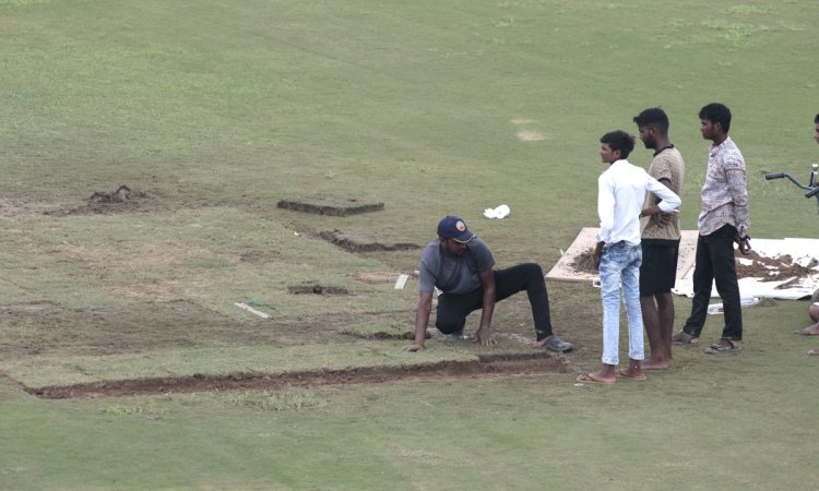 Greater Noida : Test Cricket Match Between Afghanistan And New Zealand