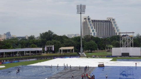 Greater Noida : Test Cricket Match Between Afghanistan And New Zealand