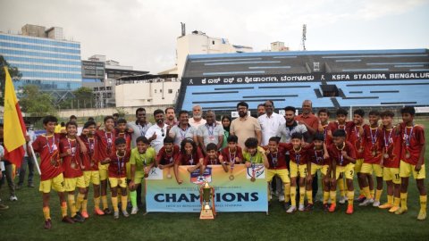 Hat-trick hero CH Sakip hands Karnataka Sub-Jr Boys' NFC Tier 1 title