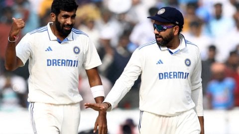 Hyderabad : First day of the first Test cricket match between India and England