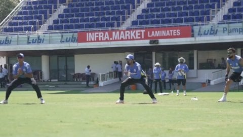 Idea behind competitive fielding drill was to get everyone together as a team, says T Dilip