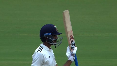 India C nose just ahead of India D despite Axar Patel’s all-round efforts at the end of Day One of t