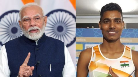 'India is elated': PM Modi congratulates Nishad Kumar on winning silver medal in Paralympics