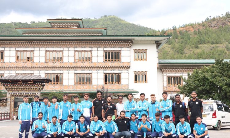 India U17 men's team lands in Bhutan ahead of SAFF Championship