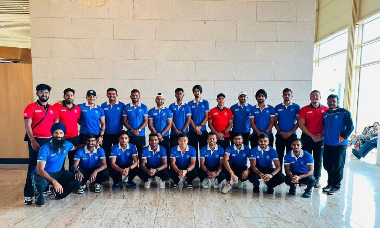 Indian men's hockey team leaves for Asian Champions Trophy in China