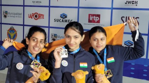 Indian shooters kickstart Junior World C'ship campaign with two gold