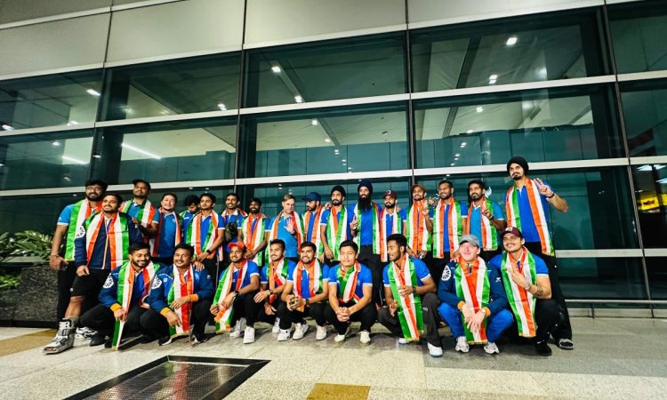 Men's hockey team returns to India after winning Asian Champions Trophy