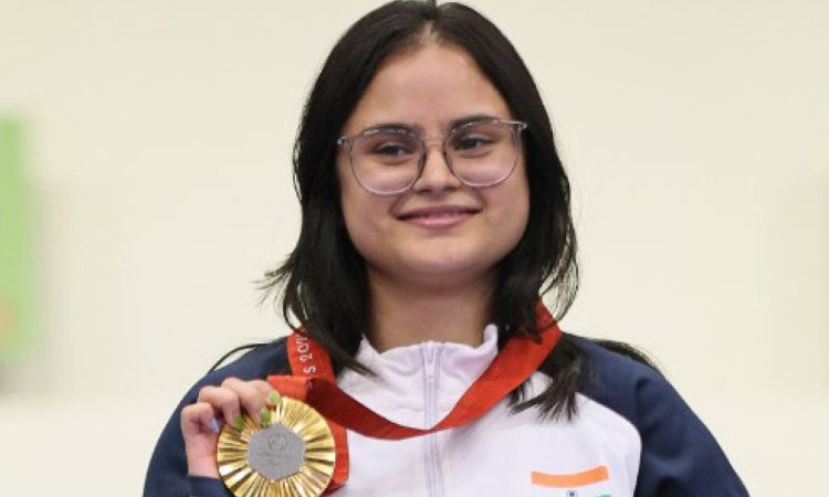 Paris: Indian shooter Avani Lekhara wins gold medal in the Women's 10m air Rifle SH1 event at Paraly