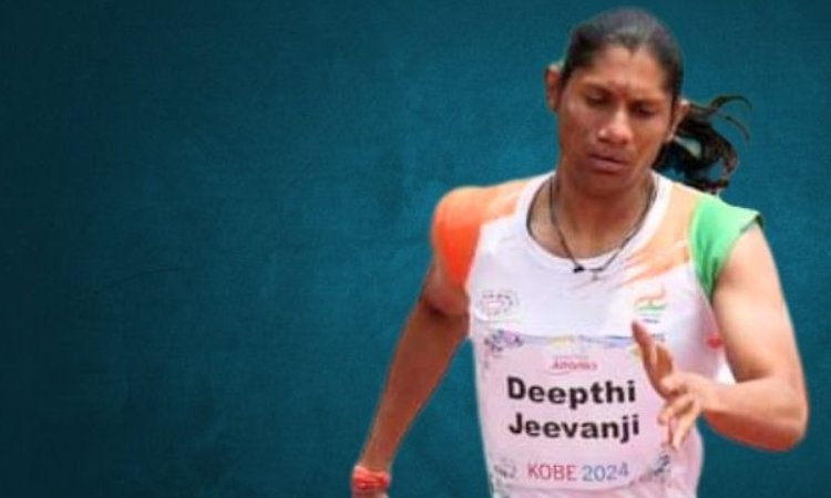 Paris Paralympics: India's Deepthi Jeevanji wins bronze in women's 400m T20 category