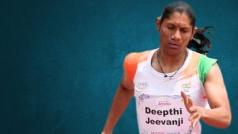 Paris Paralympics: India's Deepthi Jeevanji wins bronze in women's 400m T20 category