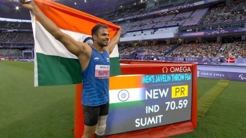 Paris Paralympics: Javelin thrower Sumit Antil wins historic gold medal with record effort