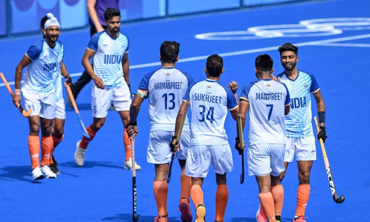 Paris: The men's field hockey bronze medal match between India and Spain at the Paris Olympics 2024