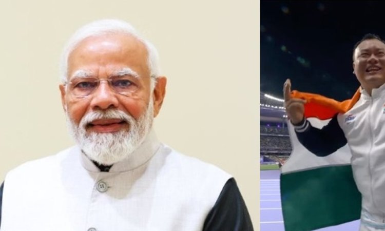 PM Modi congratulates Hokato Hotozhe Sema on bagging bronze at Paris Paralympics