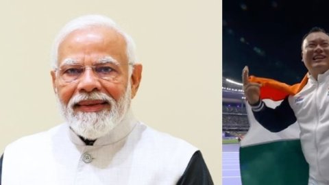 PM Modi congratulates Hokato Hotozhe Sema on bagging bronze at Paris Paralympics