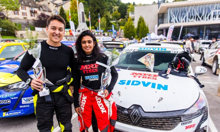 Pragathi makes impressive debut in gravel rally; finishes 15th in Rallye Terre de Lozere