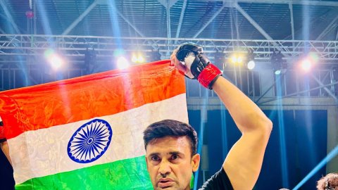 Sangram Singh becomes first Indian male wrestler to win MMA fight