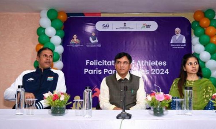 Sports Minister Mandaviya pledges full support to para-athletes after historic Paralympics performan