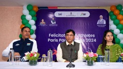 Sports Minister Mandaviya pledges full support to para-athletes after historic Paralympics performan