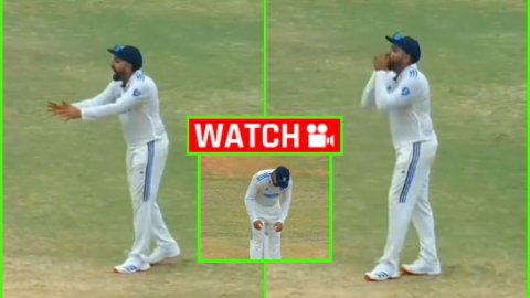 Rohit Sharma ने चेन्नई टेस्ट में स्टंप्स पर फूंका मंत्र, Virat भी कर चुके हैं ऐसा ही 'टोटका'; देखें 