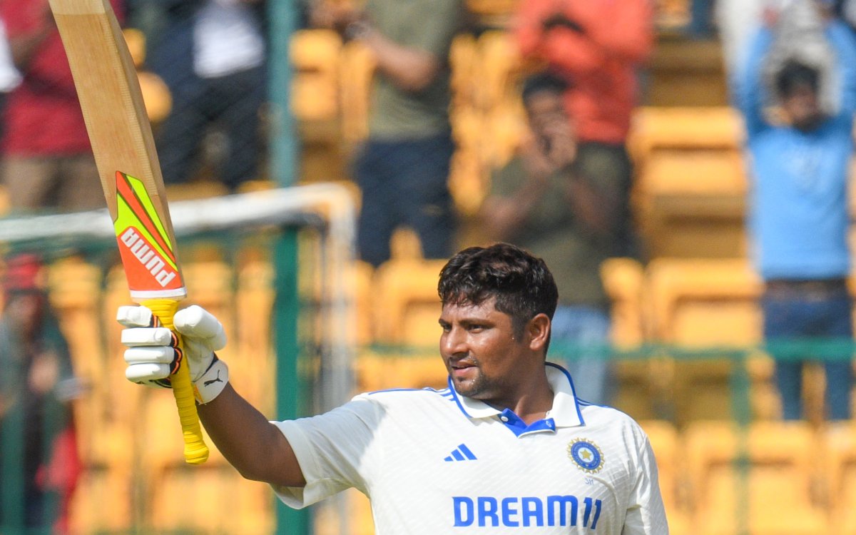 1st Test A Childhood Dream Is Fulfilled, Says Sarfaraz Khan On His