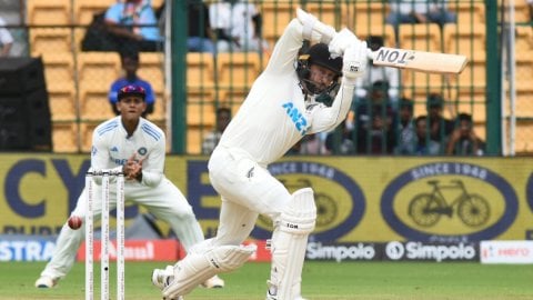 1st Test: Conway scores 91 as New Zealand end day two at 180/3, lead India by 134 runs