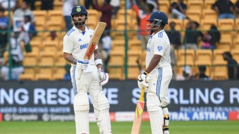 1st Test: Kohli, Sarfaraz hit counter-attacking fifties as India end day three at 231/3