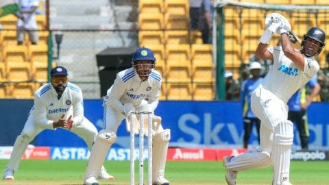 1st Test: Rachin's 134 helps NZ take 356-run lead over India