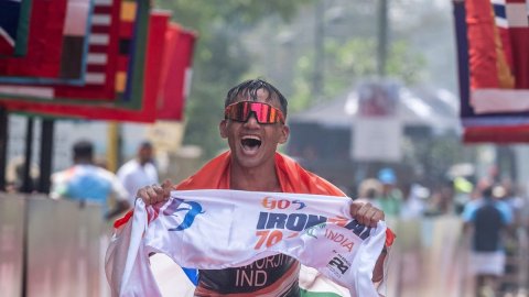 2024 IRONMAN 70.3 Goa: Army Sports Institute’s Bishworjit Saikhom reclaims glory after two-year gap