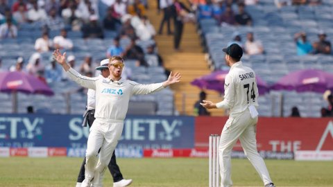 2nd Test: Mitchell Santner, Glenn Phillips wreck star-studded Indian batting line-up