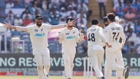 2nd Test: Santner picks five as New Zealand inch closer to historic series win over India