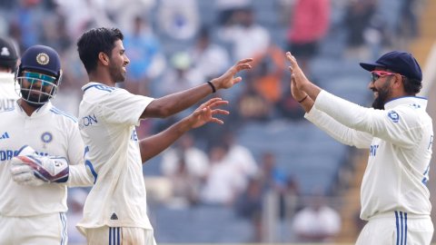 2nd Test: Washington picks career-best 7-59 as India bowl out NZ for 259