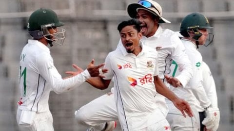 BAN vs SA, 1st Test: தைஜுல் இஸ்லாம் அபாரம்; தடுமாறும் தென் ஆப்பிரிக்க அணி!