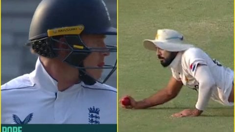 PAK vs ENG 1st Test: मुल्तान टेस्ट में फुस्स हुए Ollie Pope, आमेर जमाल ने पकड़ा बेहद बवाल कैच; देखें