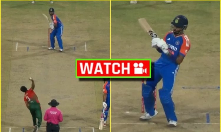 Hardik Pandya ने दिखाया SWAG, तस्कीन अहमद को मारा बवाल 'No Look Shot'; देखें VIDEO