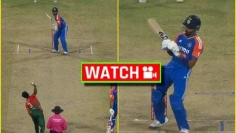 Hardik Pandya ने दिखाया SWAG, तस्कीन अहमद को मारा बवाल 'No Look Shot'; देखें VIDEO