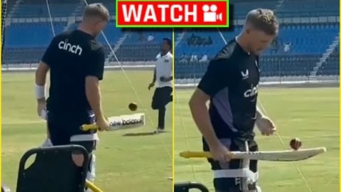 जादूगर ही हैं Joe Root! अब बॉल को अपने इशारों पर नचाते कैमरे में हुए कैद; देखें VIDEO