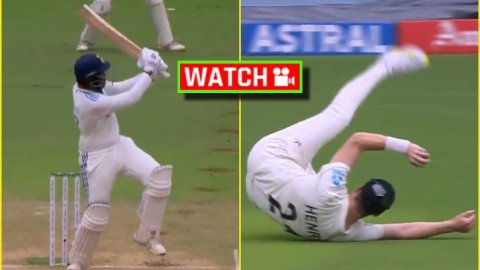 Matt Henry ने दिया करिश्मे को अंजाम, ये बवाल कैच देख Jasprit Bumrah भी रह गए थे दंग; देखें VIDEO