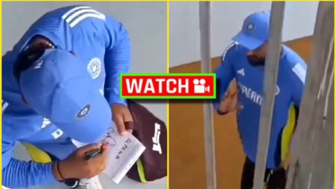 VIDEO: 'विराट भाई को बोलना बहुत बड़ी फैन आई थी', Rohit Sharma से मिल फैन गर्ल ने कह दी दिल की बात