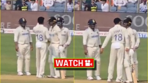 IND vs NZ 2nd Test: पुणे में दिखा विराट का दबंग अंदाज़, डेवोन कॉनवे से ऐसे लिए पंगे; देखें VIDEO