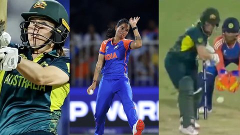 Womens T20 WC, 2024: रेणुका ने दिखाया स्विंग का कमाल, लगातार दो गेंदों में मूनी और जॉर्जिया को किया 