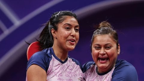 Ayhika-Sutirtha make history, assured of a medal as they reach Asian TT Championships semis