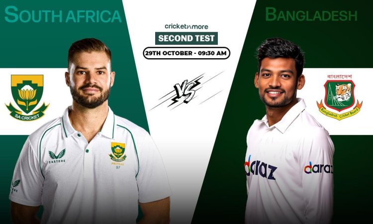 BAN vs SA: Dream11 Prediction 2nd Test, Bangladesh vs South Africa Test series 2024