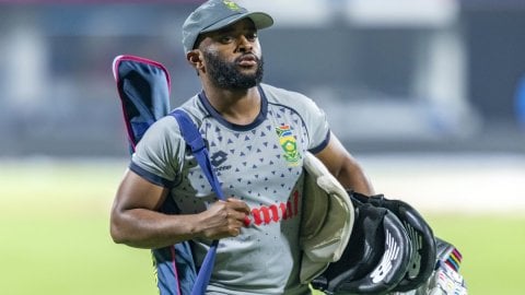 Chennai: South African Players During A Practice Session Ahead Of Their ICC World Cup Match