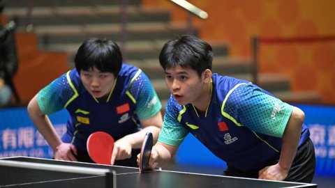 China's Lin/Kuai reach mixed doubles final at Asian Table Tennis Championships