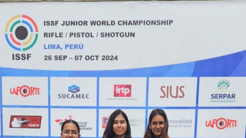 Divanshi wins second gold as India sweep women's 25m standard pistol at Lima Junior Worlds