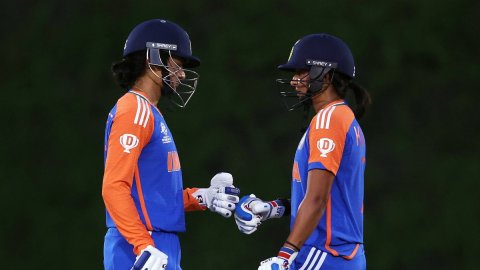 Dubai: ICC Women's T20 World Cup warm-up match between India and South Africa