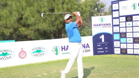 Golf: Rahil Gangjee shoots super 63 for first round lead at Haryana Open