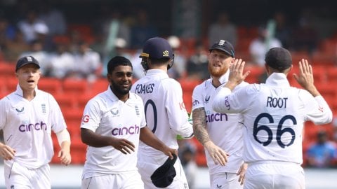 Hyderabad : Third day of first test match between India and England