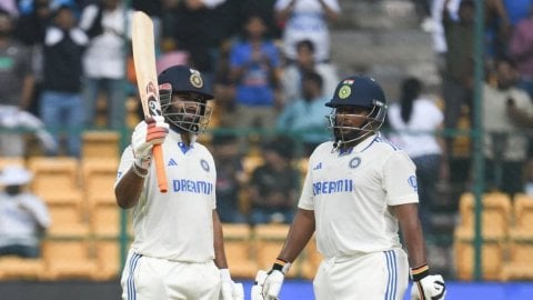  Bengaluru: Day 4 of the first cricket Test match between India and New Zealand